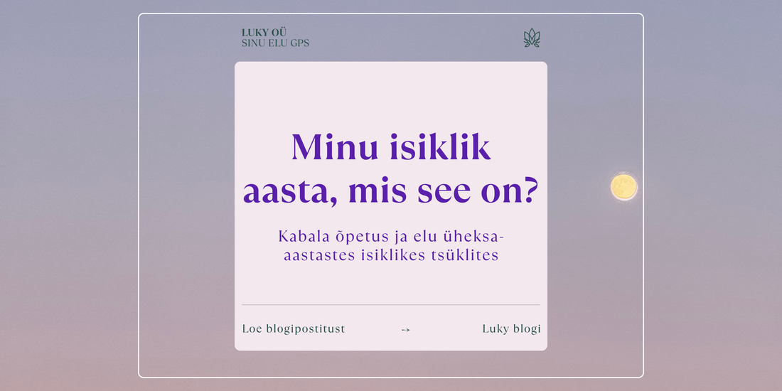 My personal year, what is it?