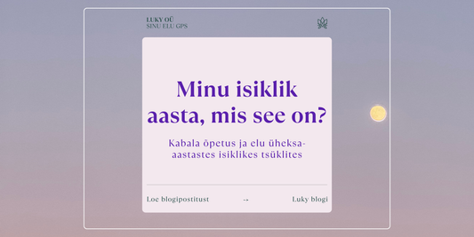 My personal year, what is it?